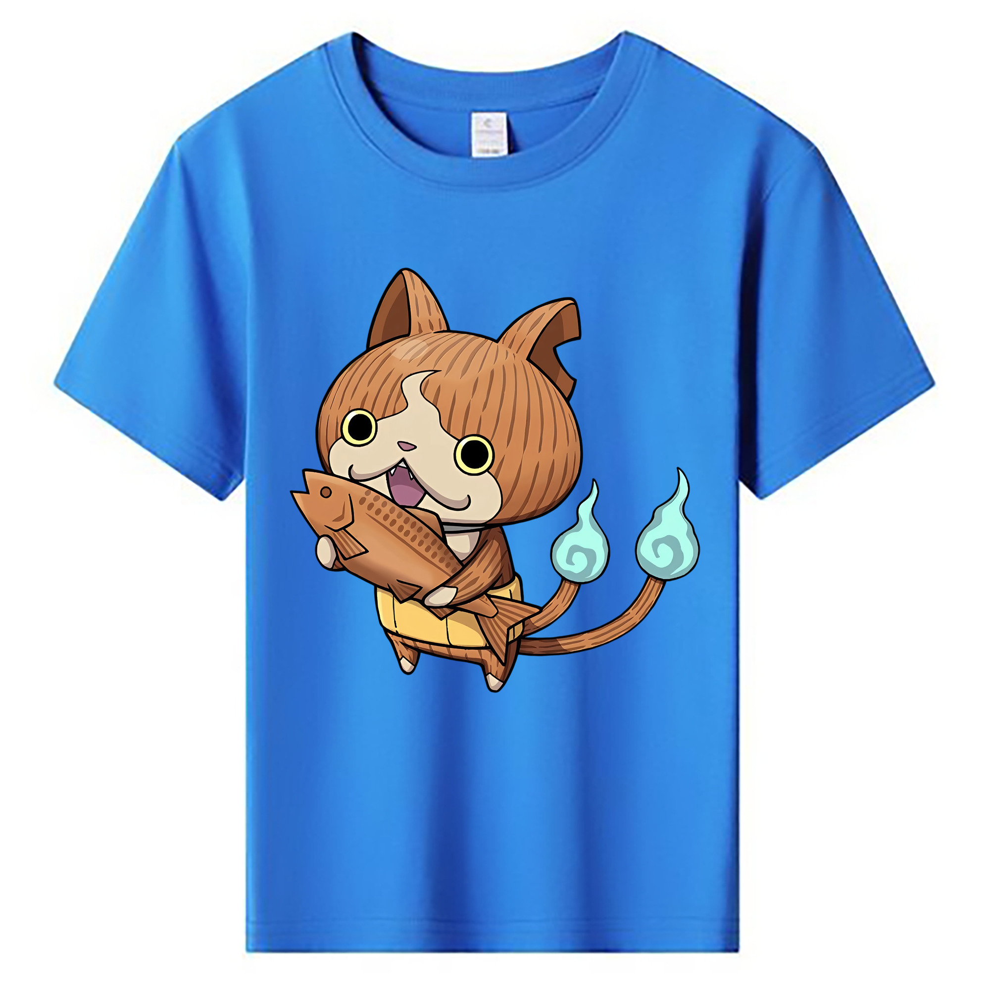 （画像用） 妖怪ウォッチ Yo-kai Watch 綿100％キッズTシャツ（フロントプリント）